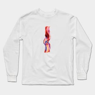 Colorful Painted Initial Letter I Long Sleeve T-Shirt